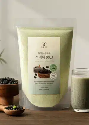 100% Pure Korean Roasted Black Soybean Powder 500g - Natural Health Drink & Shake